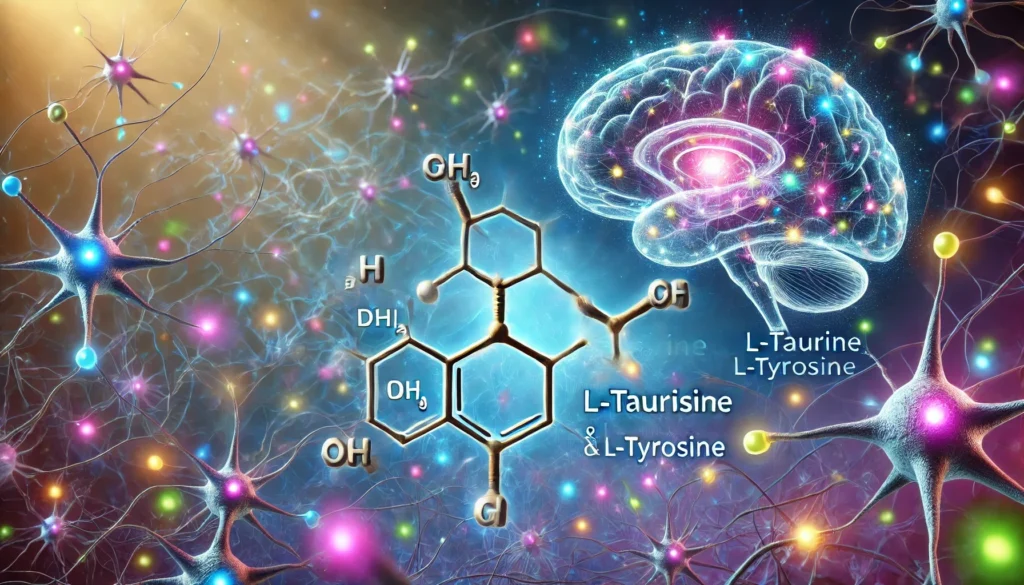 L-Taurine and L-Tyrosine Amino Acids for Brain Function