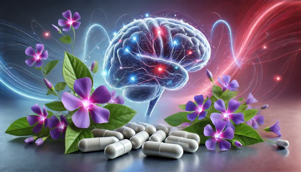 Potential Benefits of Vinpocetine, increase brain blood flow and brain functions