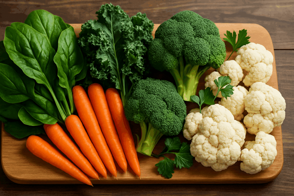 How to Make the Best Vegetable Soup: Easy, Hearty Recipes for Healthy Vegetarian Dinners 1 Fresh vegetables and herbs being chopped on a rustic kitchen counter for how to make the best vegetable soup