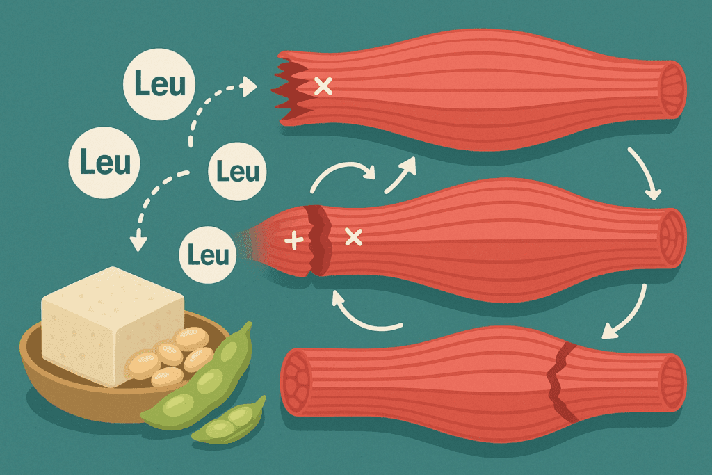 Smart and Simple: Easy High Protein Meals for Muscle Gain Backed by Nutrition Science 1 Tofu stir-fry with buckwheat noodles and sesame sauce as an example of easy high protein meals for muscle gain
