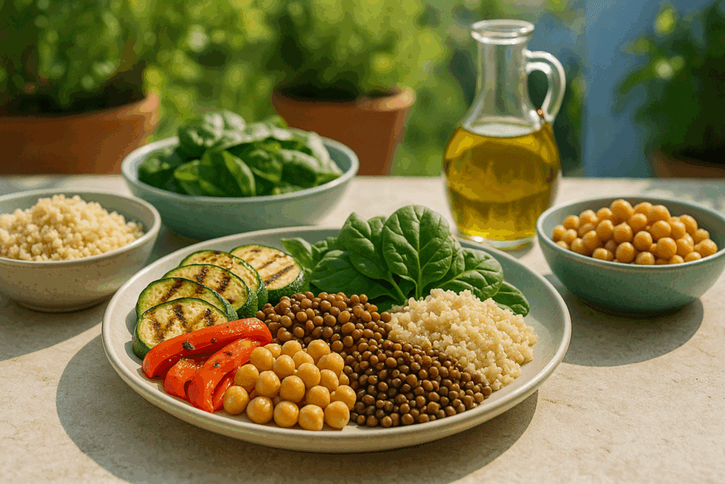 How a Low Glycemic Mediterranean Diet May Help Reduce Insulin Resistance: What the Science SaysKeto Diet vs Low Carb Diet: What Science Says About the Differences, Benefits, and Whether Keto Is a Good Diet for Long-Term Health 3 Person meal prepping at home with two styles side by side to show practical differences in the keto diet vs low carb diet.