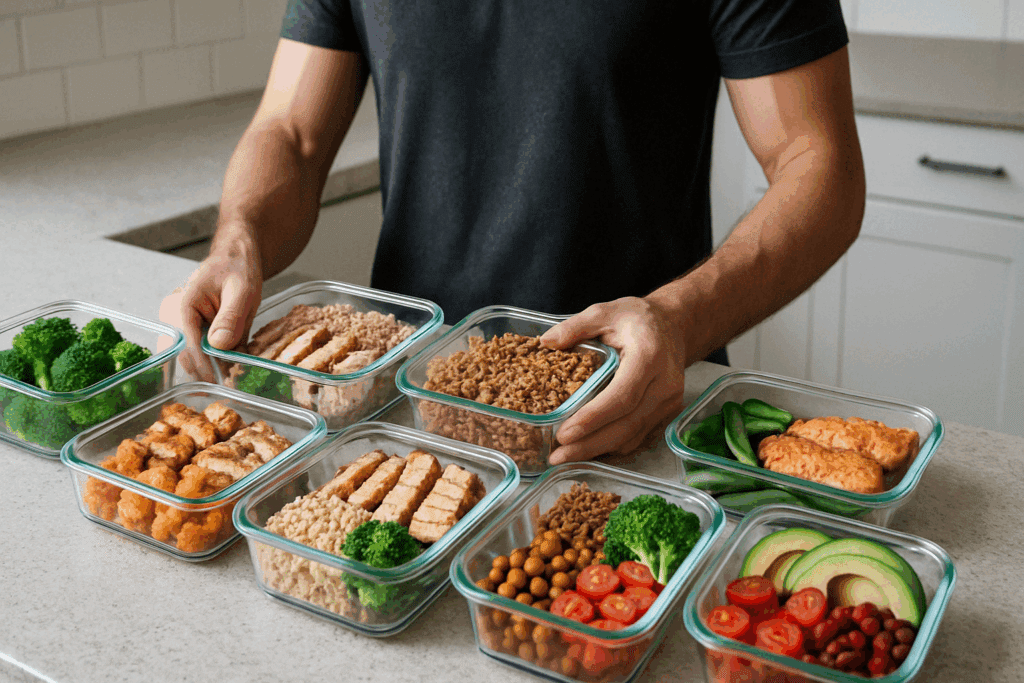 Smart Weight Loss Starts with the Right Male Nutrition Plan: Expert-Backed Healthy Meal Plans for Men to Shed Fat Safely 3 Whole food plate with protein, fiber, and healthy fats designed for an effective male nutrition plan