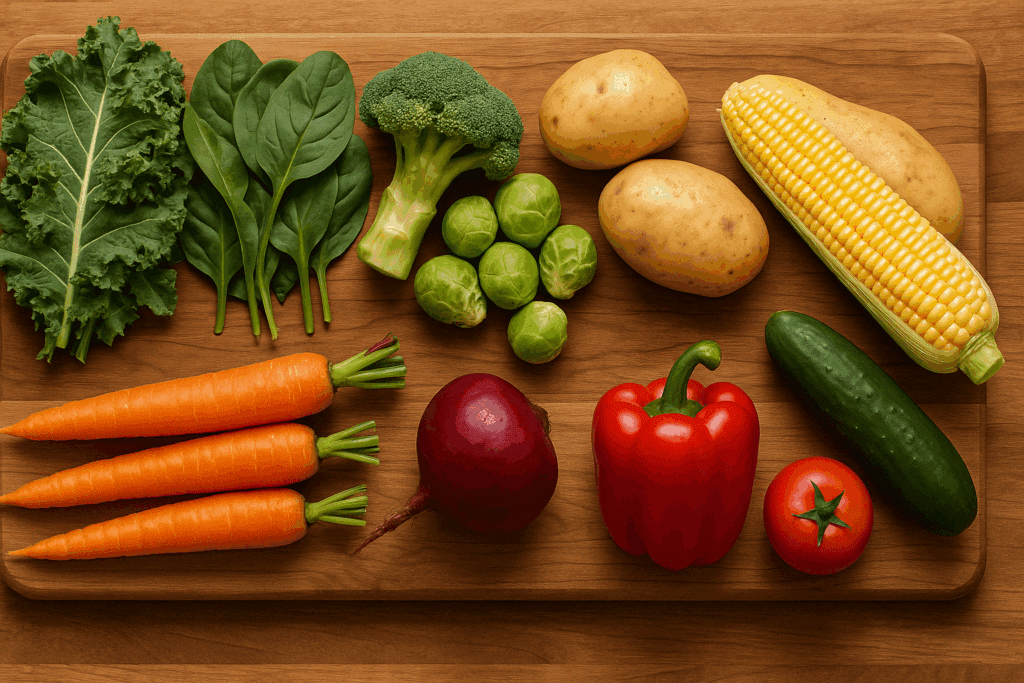 How Many Calories Are in Vegetables? A Science-Backed Guide to Low-Calorie Veg Choices for Better Health 4 Person preparing a large salad with low-calorie vegetables demonstrating how many calories in vegetables support weight loss