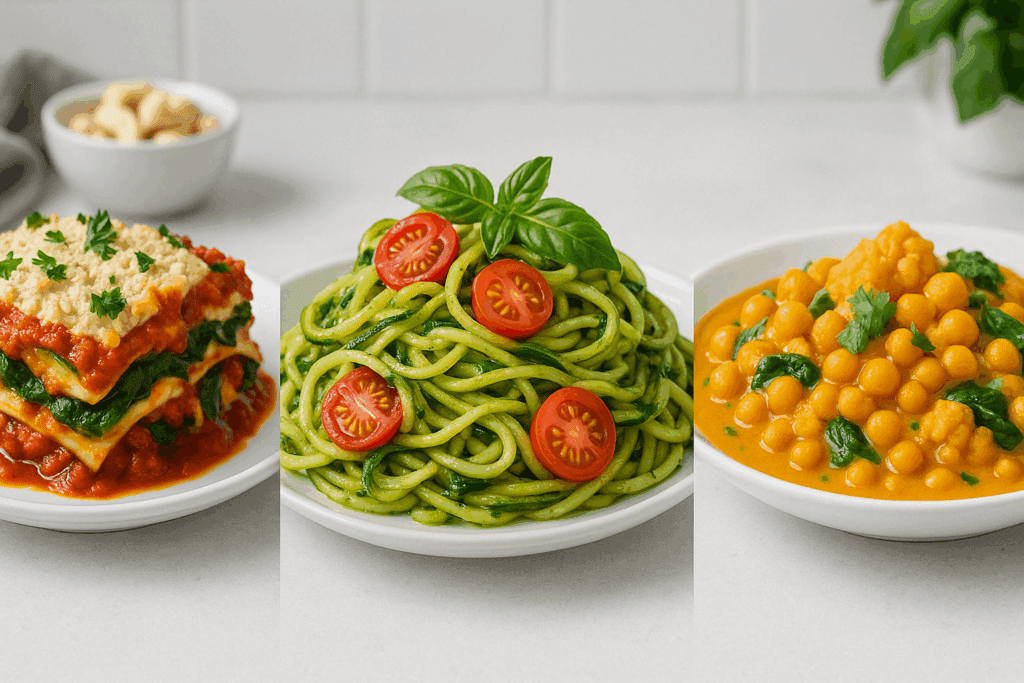 Smart and Satisfying: Easy Healthy Meals for Weight Loss That Make Dinner Delicious and Nutritious 4 Healthy comfort food swaps like veggie lasagna and zucchini noodles as easy healthy meals for weight loss