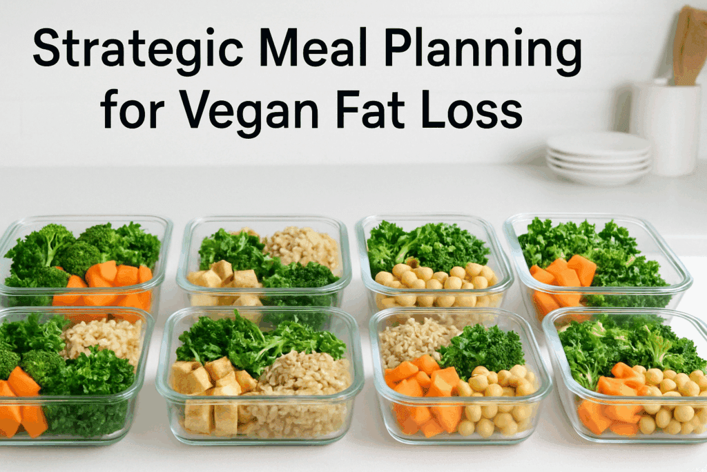 How to Lose Weight on a Vegan Diet: Science-Backed Tips, Meal Plans, and Foods That Support Healthy Fat Loss 5 Split scene showing processed vegan snacks versus fresh whole foods, highlighting smart choices in how to lose weight on a vegan diet.