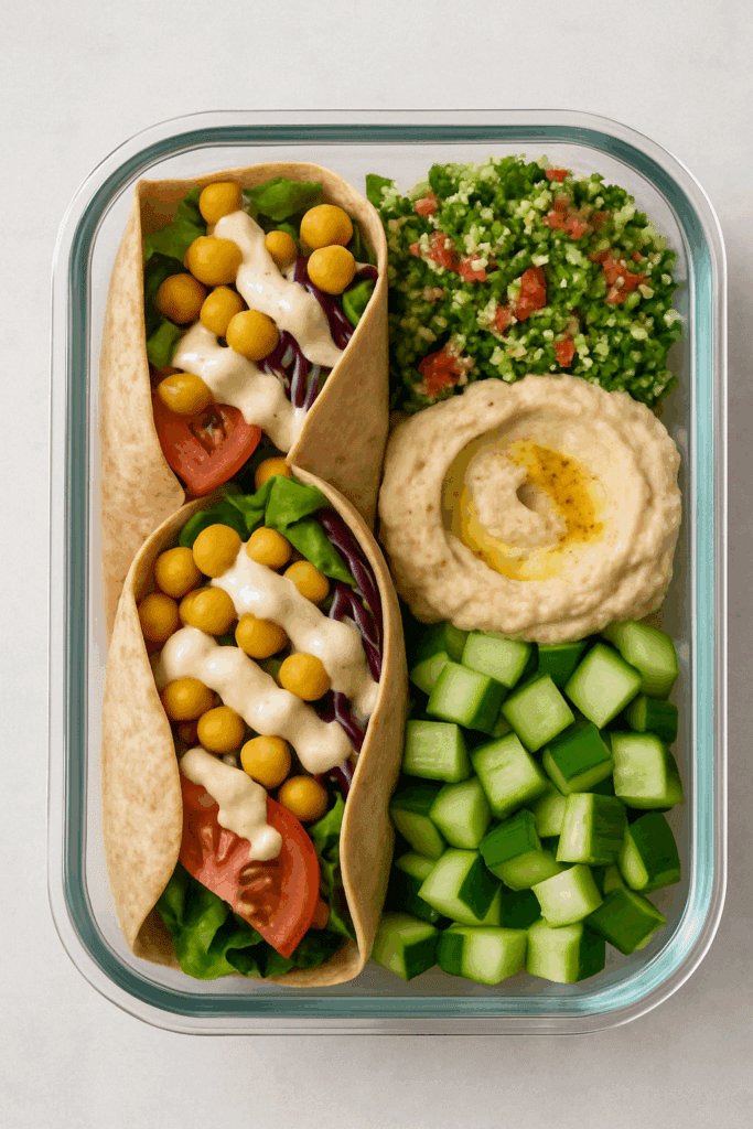 Smart Meal Prep for Weight Loss: Expert-Approved Lunch Ideas and Recipes to Stay on Track 5 "Simple kitchen setup with basic meal prep containers, quinoa, lentils, and fresh vegetables for easy, beginner-friendly meal prep for weight loss."