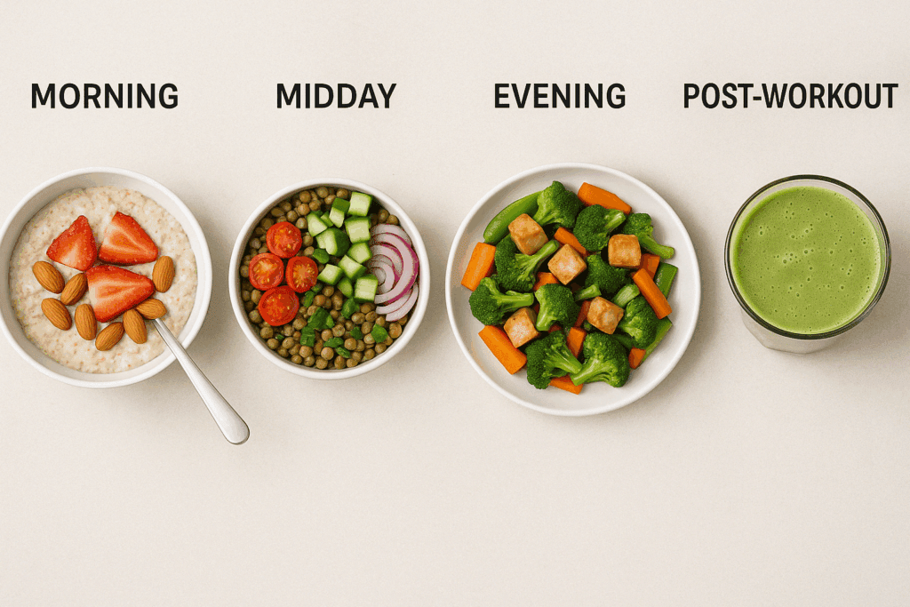 Smart and Simple: Easy High Protein Meals for Muscle Gain Backed by Nutrition Science 5 Side-by-side comparison of keto and plant-based plates highlighting differences in easy high protein meals for muscle gain