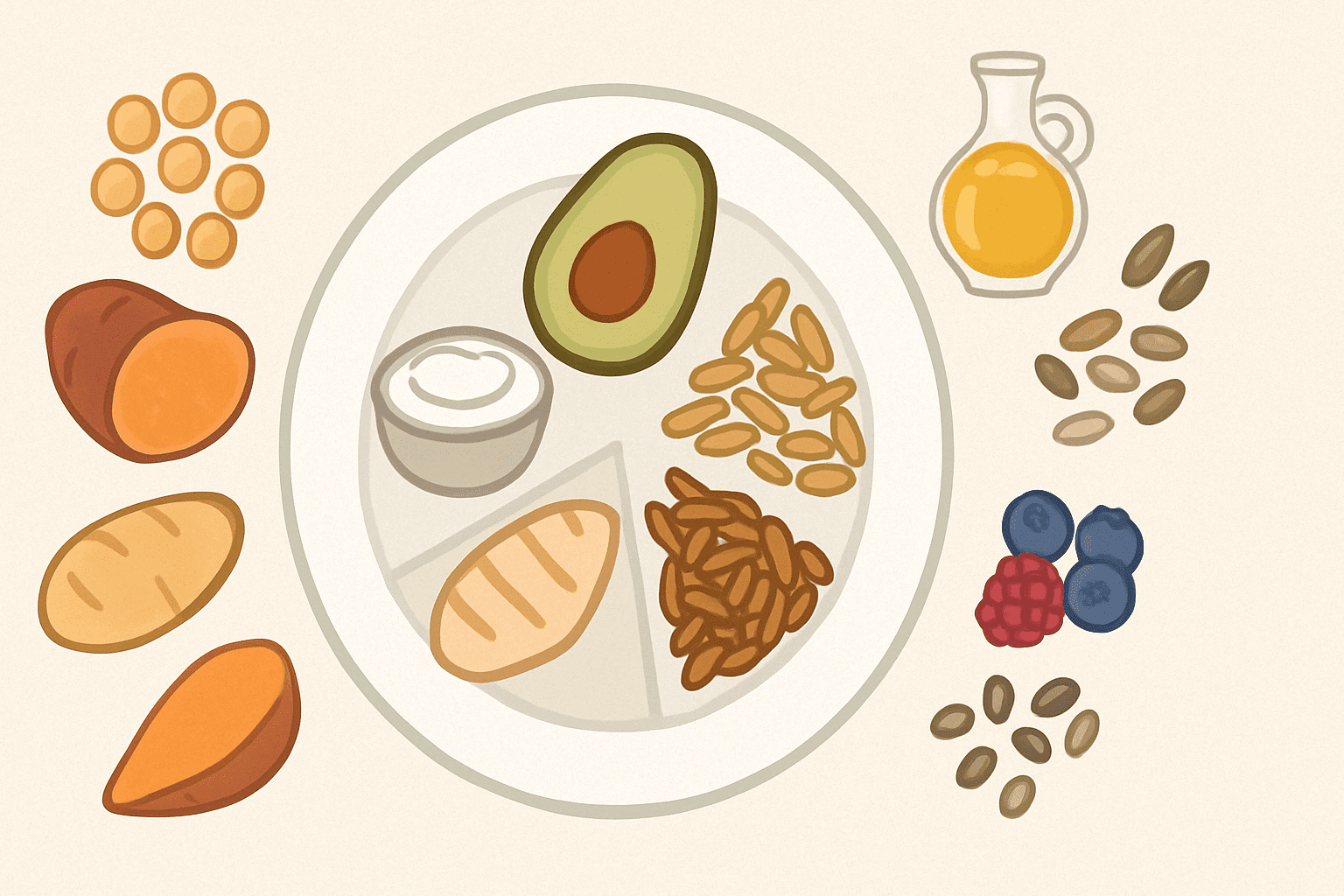 Smart Meal Prep for Weight Gain: Healthy, Calorie-Dense Recipes to Build Strength and Support Wellness 6 Visual comparison of keto versus balanced whole food meals to highlight smart meal prep for weight gain strategies