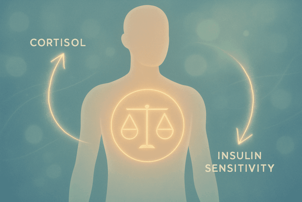 Why Do I Crave Sugar After Exercise? Expert Insights on Post-Workout Sugar Cravings and How to Manage Them Naturally 3 Conceptual diagram showing hormone changes like increased cortisol and insulin sensitivity to explain why do I crave sugar after exercise.
