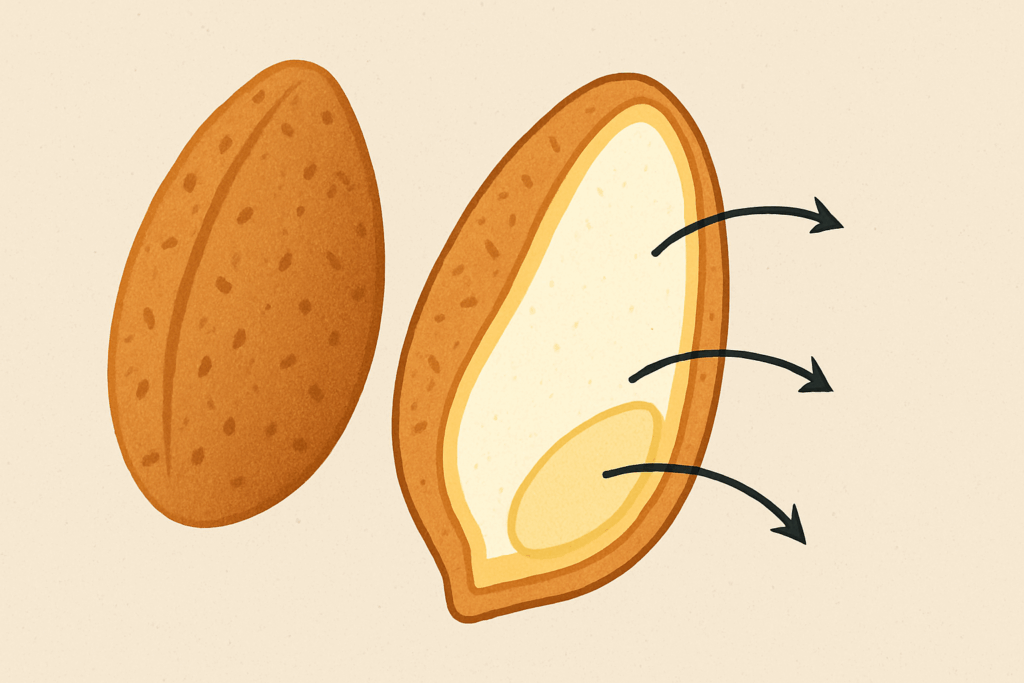 Smart Nutrition Choices for a Healthier Lifestyle: What to Know About Whole Grain Rice and Whole Wheat Rice 1 Cross-section illustration of a whole grain kernel showing bran, germ, and endosperm layers, related to whole grain rice and whole wheat rice.